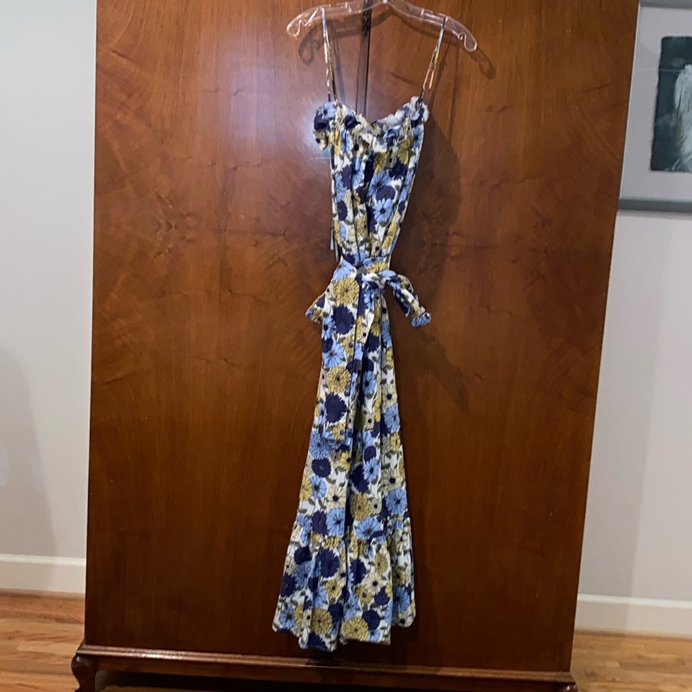 Linen Lisa Marie Fernandez maxi/dress with tie .